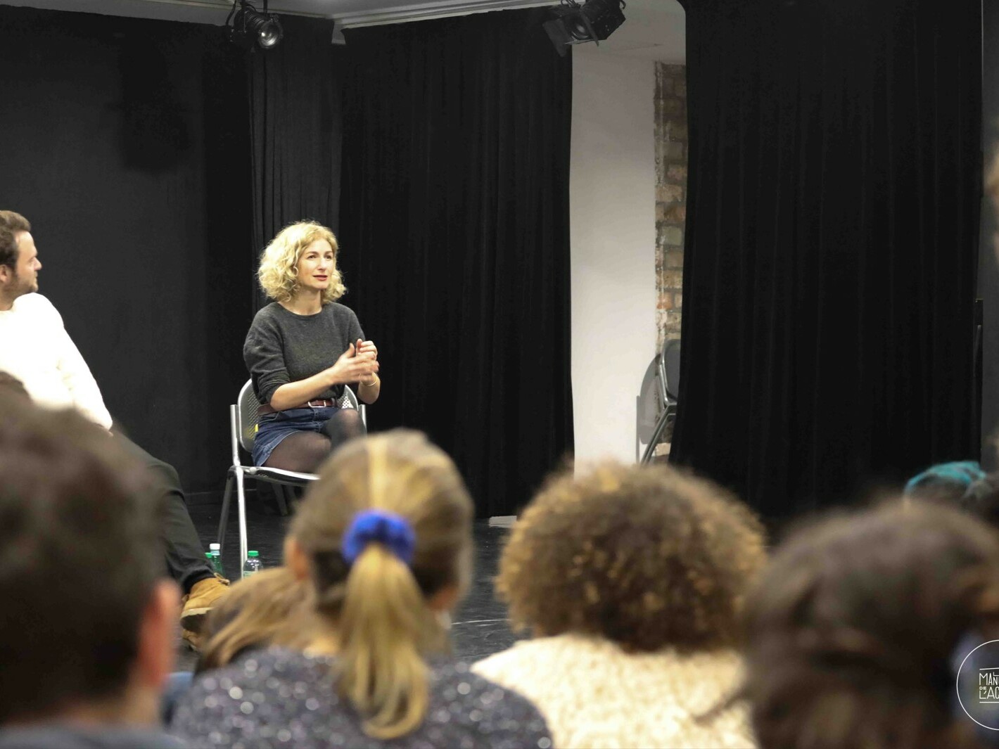 Masterclass-Leonore-Confino à la manufacture de l'acteur