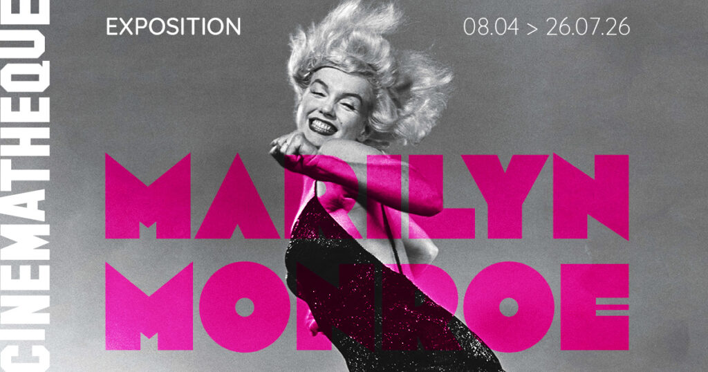 rétrospective marilyn monroe cinémathèque affiche